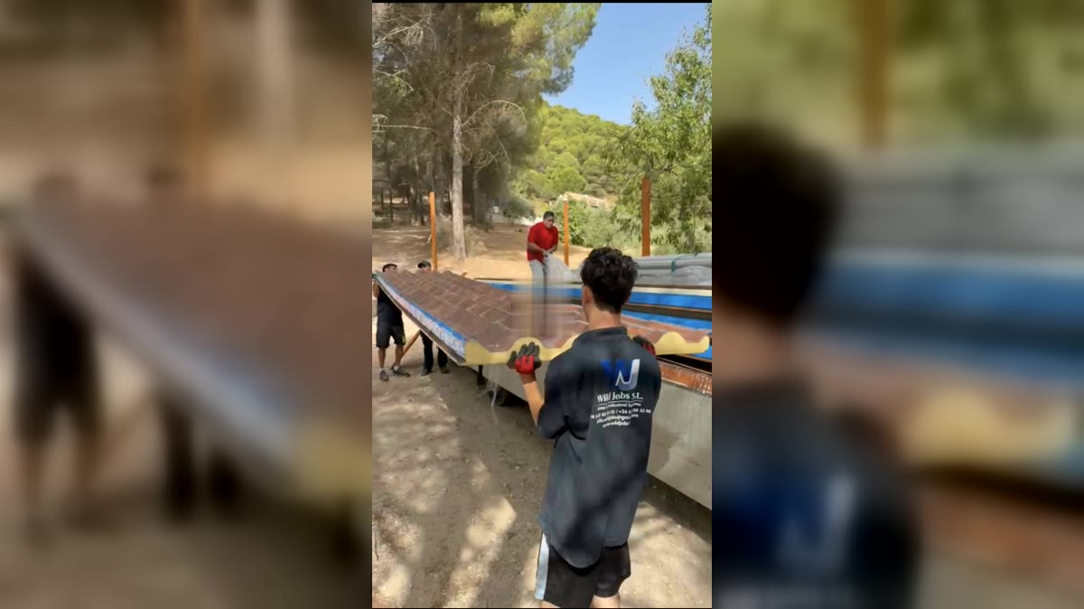 Montaje de paneles en propiedad